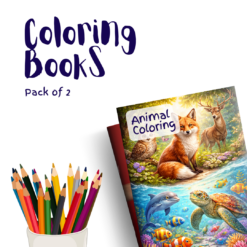 Animal Coloring Collection – 2 Coloring Books