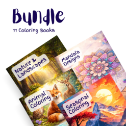 Nature & Seasonal Escape Bundle – 11 Coloring Books